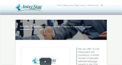 Desktop Screenshot of interstartranslations.com